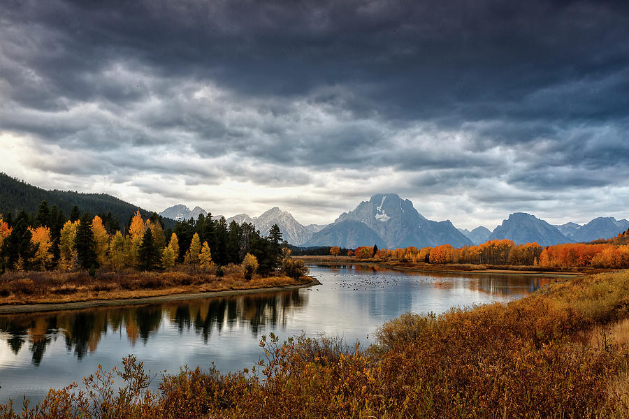 Iconic Oxbow Bend Sunrise Photograph by Wes and Dotty Weber