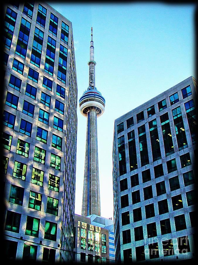Skyscraper Photograph - Iconic Toronto, Canada by Al Bourassa