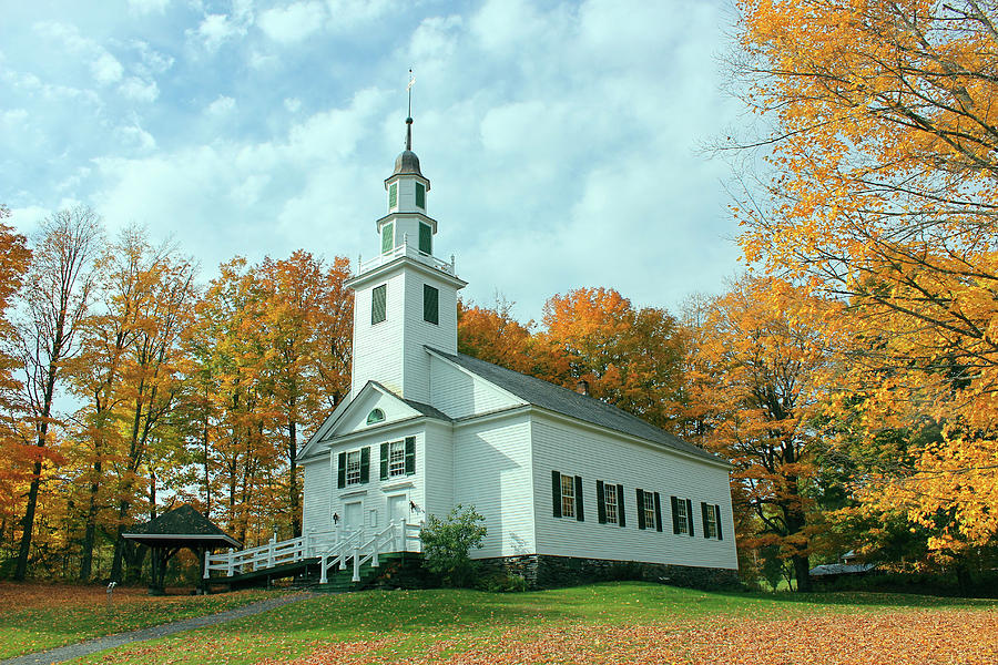 Iconic Vermont Church in Montpelier Photograph by William Alexander ...