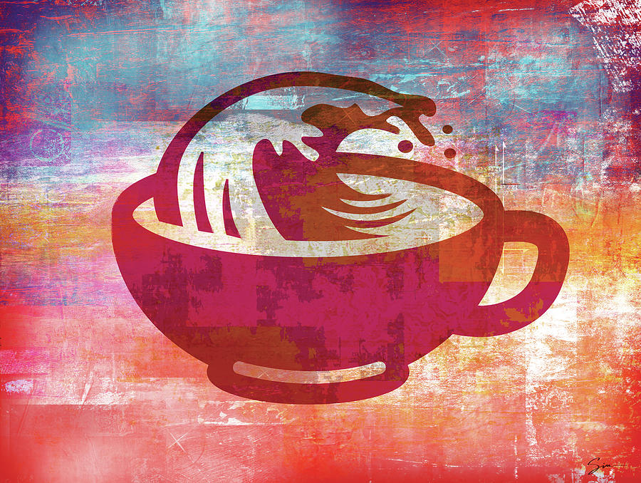 Tea Cup Mixed Media - Icons 1 by Greg Simanson