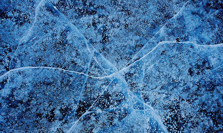 Abstract Photograph - Icy Crossroads by Verdon