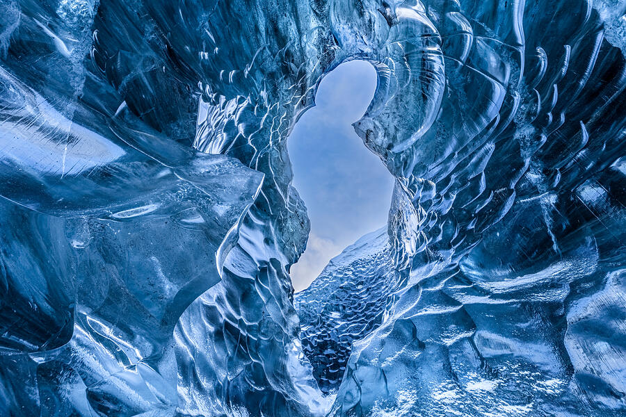 Icy Keyhole Photograph by Mark Strom