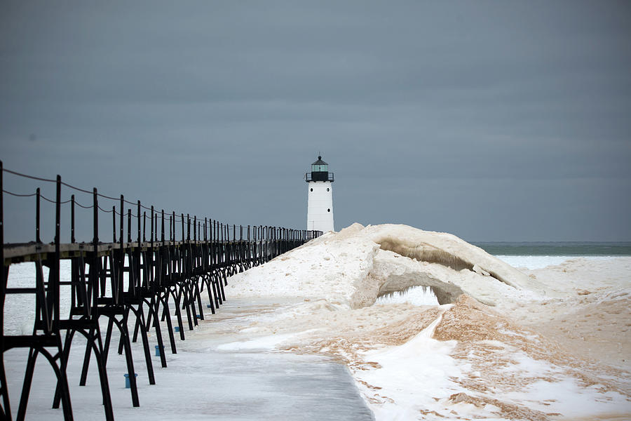 Icy Path Photograph by Linda Kerkau - Fine Art America