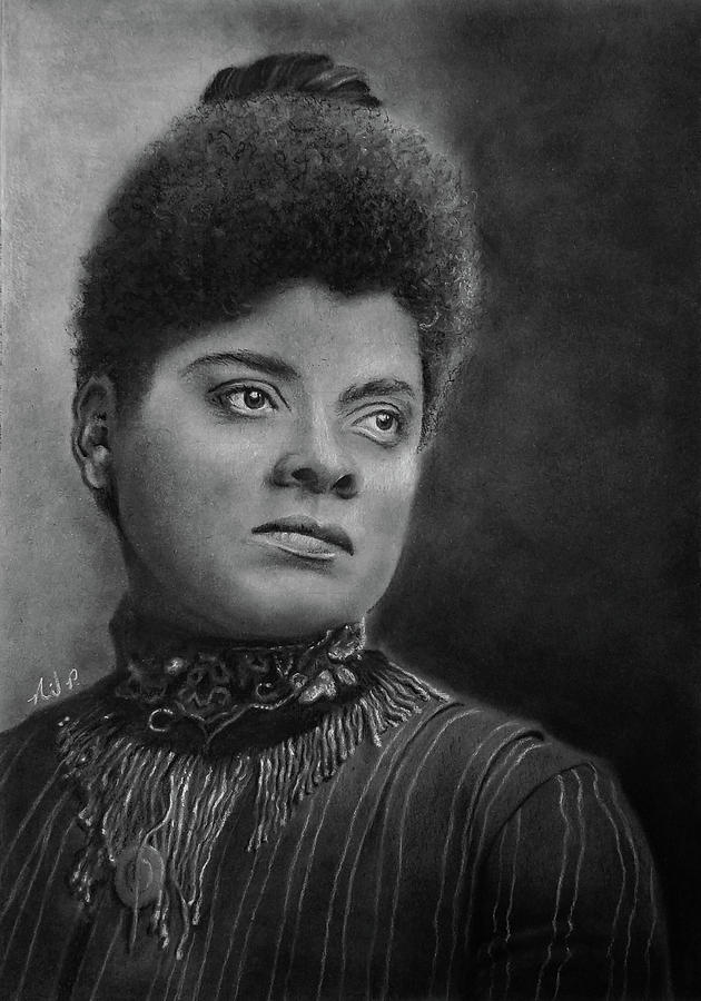 Ida B. Wells Drawing by Nil Patel Pixels