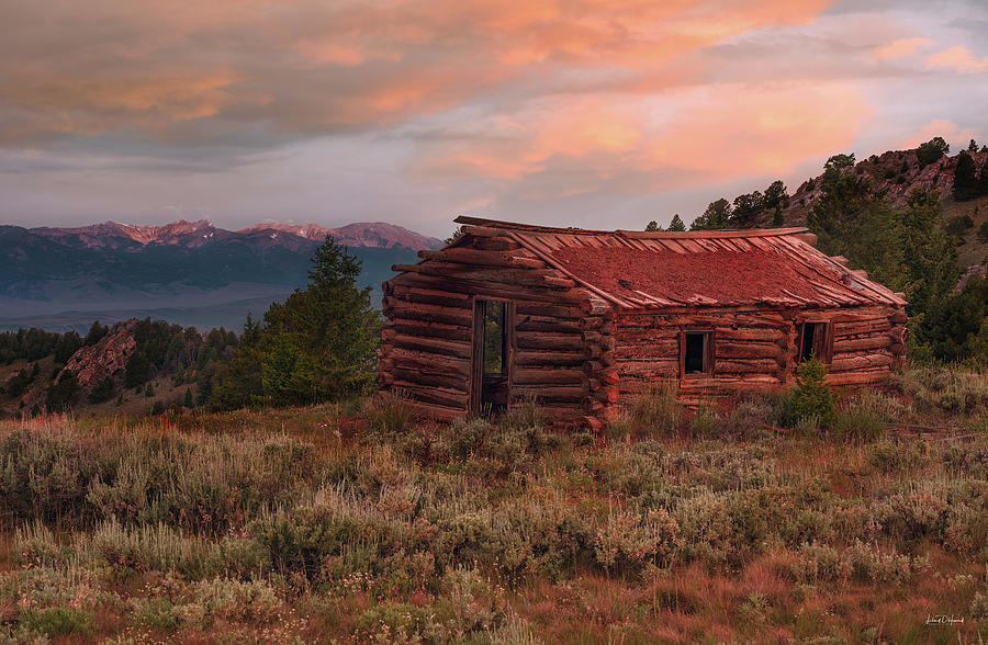 Idaho Pioneer Historical Cabin Photograph by Leland D Howard