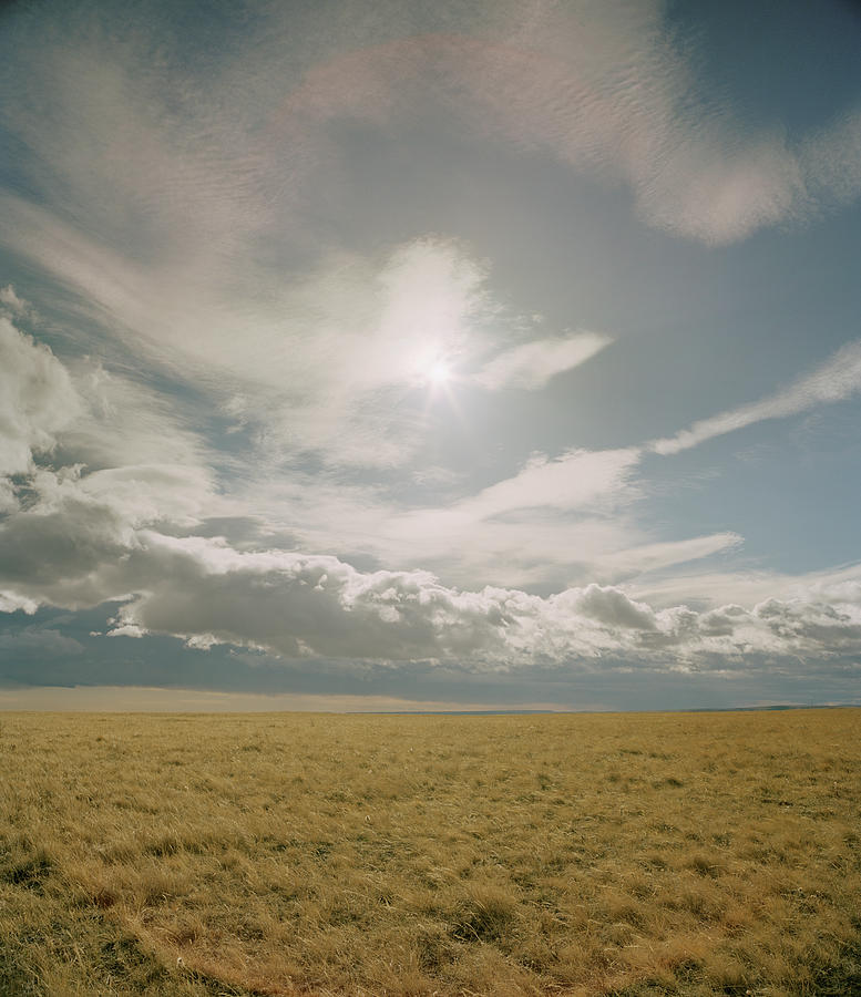 Idaho Planes, Grassy Plain Landscape Photograph by Matthias Clamer