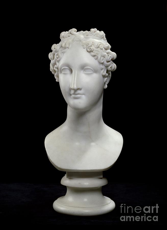 Ideal Head, 1816 Marble Photograph by Antonio Canova