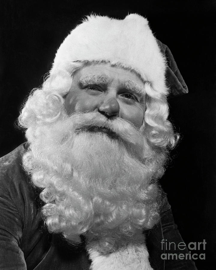 Ideal Santa Claus Created By Max Factor Photograph by Bettmann