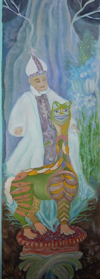 Idols Painting by Elzbieta Goszczycka