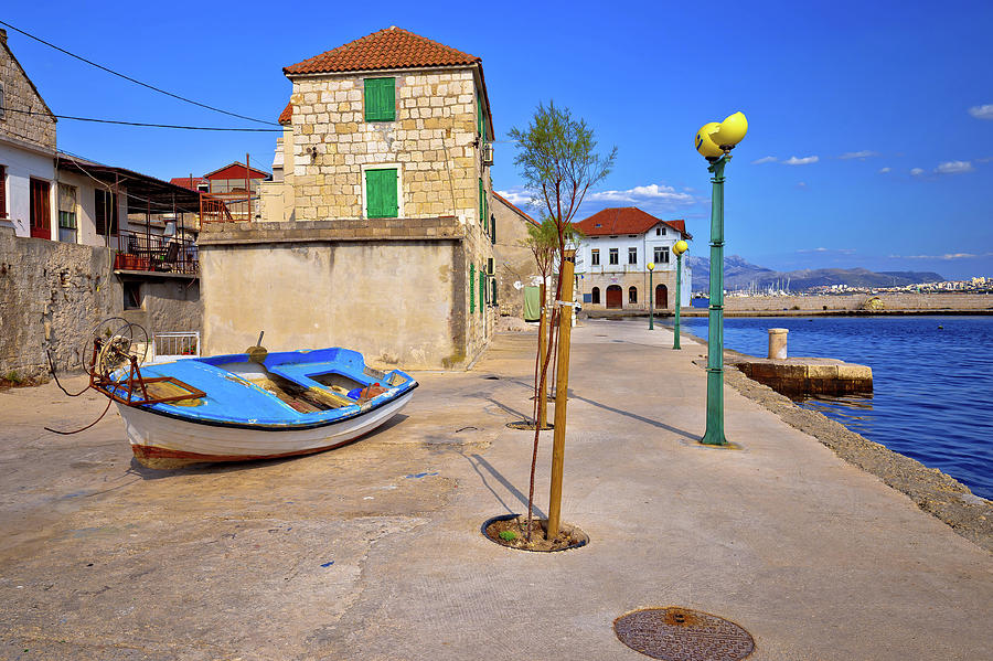 Idyllic adriatic fishermen village near Split Photograph by Brch Photography