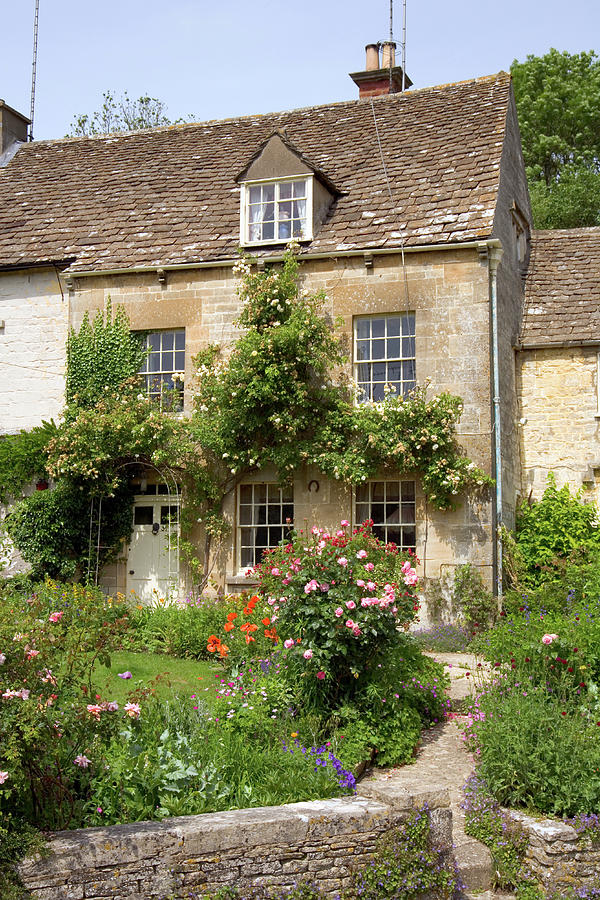 Idyllic Cotswolds cottage Photograph by Seeables Visual Arts