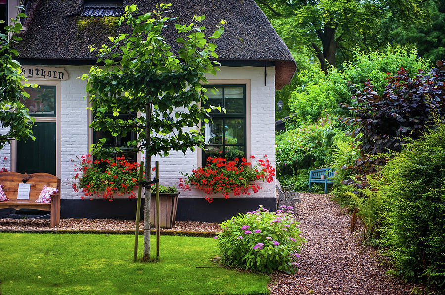 Idyllic Giethoorn Cottages. The Netherlands 1 Photograph by Jenny Rainbow