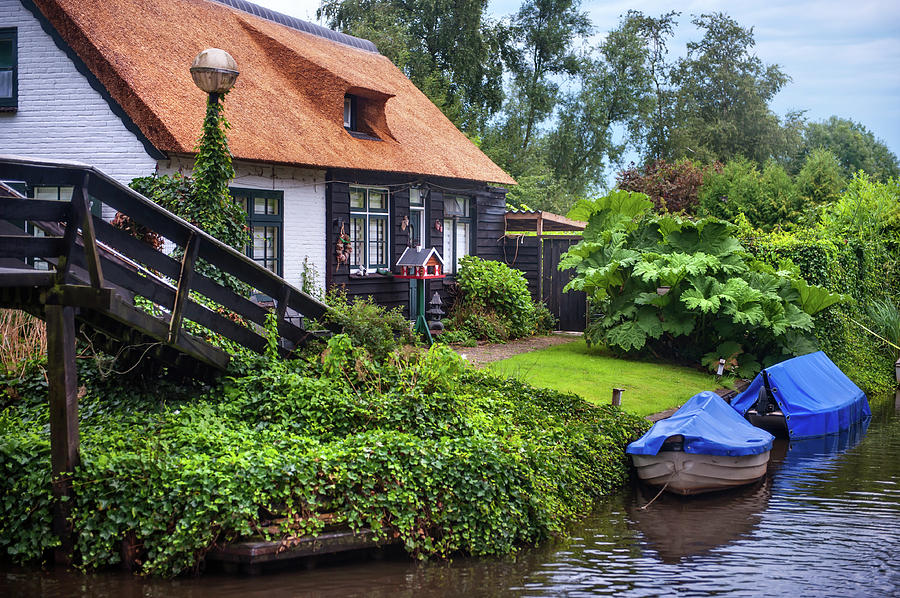 Idyllic Giethoorn Cottages. The Netherlands 2 Photograph by Jenny Rainbow