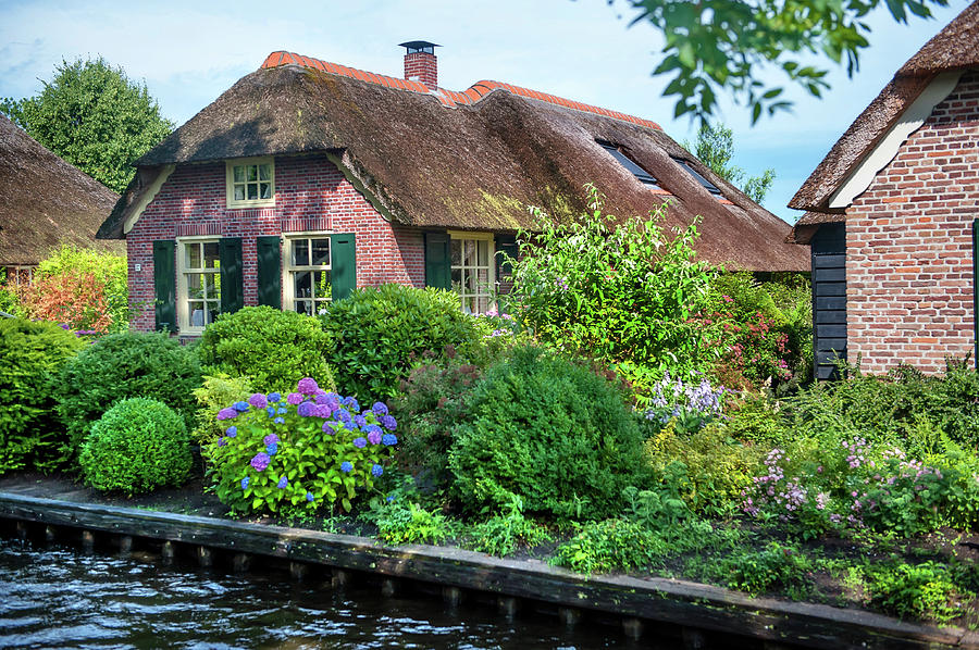 Idyllic Giethoorn Cottages. The Netherlands 3 Photograph by Jenny Rainbow
