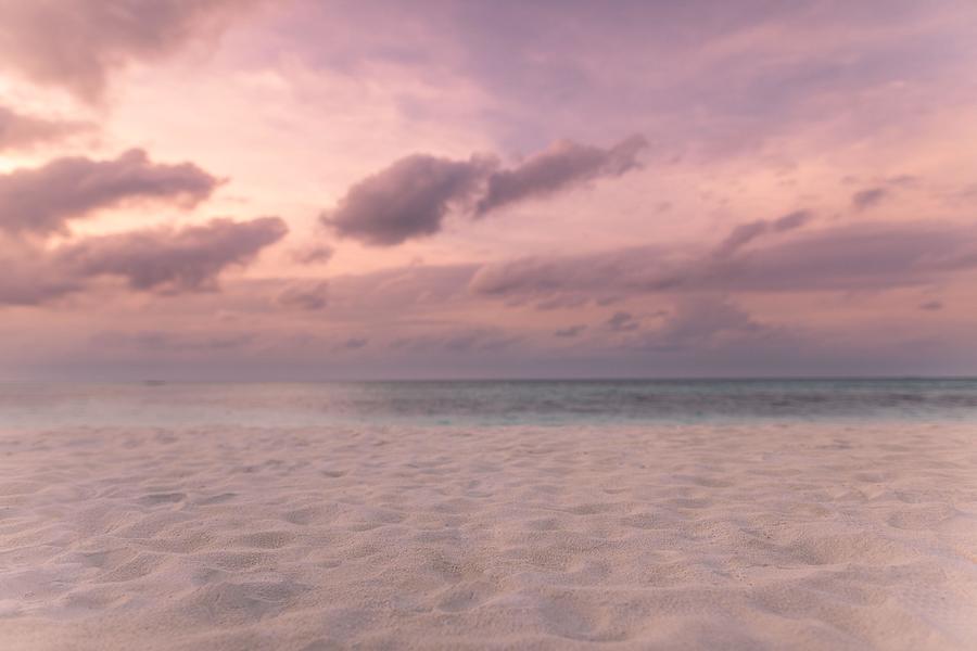 Sunset Photograph - Idyllic Tropical Beach, Sunset by Levente Bodo