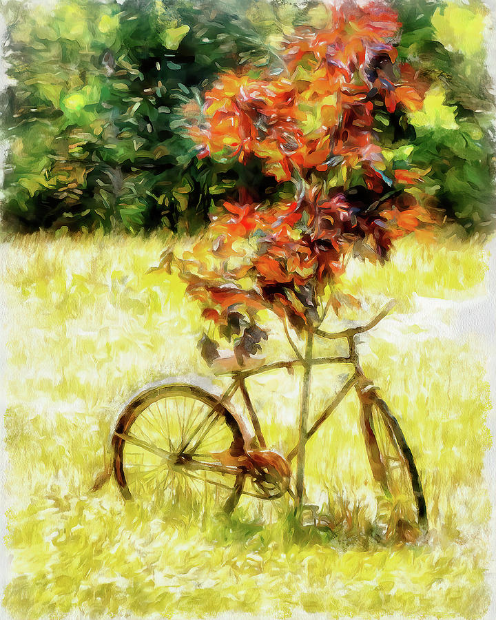 If These Wheels Could Talk Digital Art by Leslie Montgomery