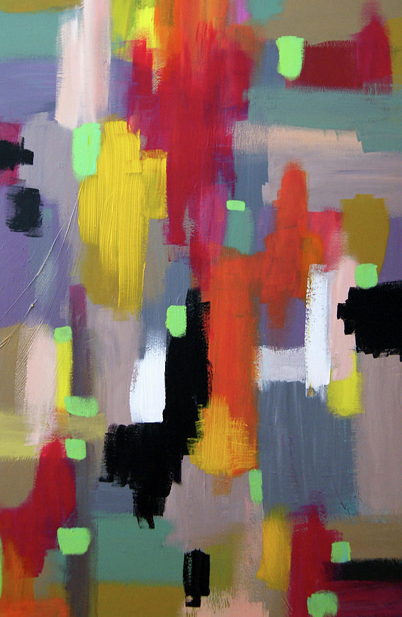 Abstract Painting - If We Were Normal by Sylvie Demers