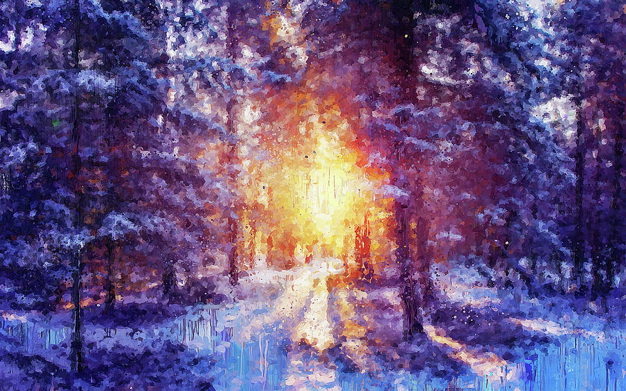 If Winter comes - 05 Painting by AM FineArtPrints