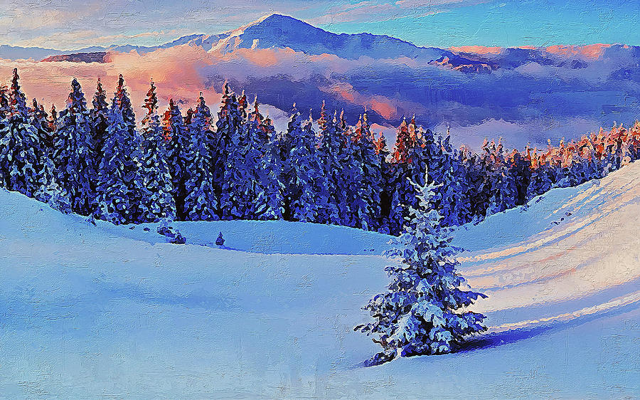 If Winter comes - 12 Painting by AM FineArtPrints