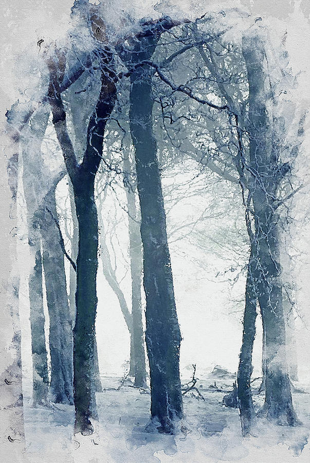 If Winter comes - 17 Painting by AM FineArtPrints