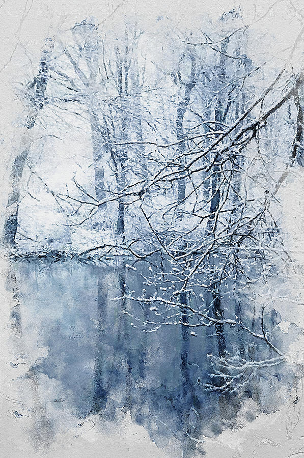 If Winter comes - 19 Painting by AM FineArtPrints