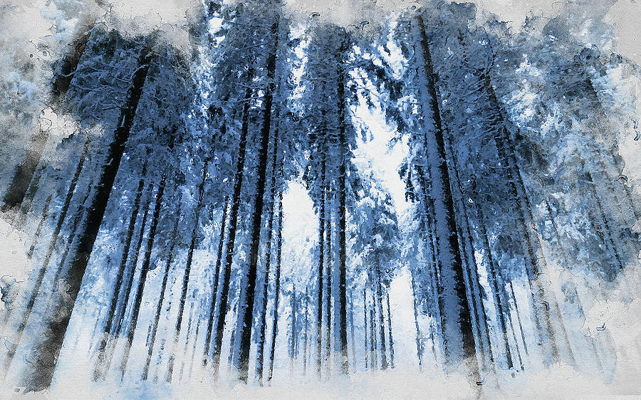 If Winter comes - 22 Painting by AM FineArtPrints