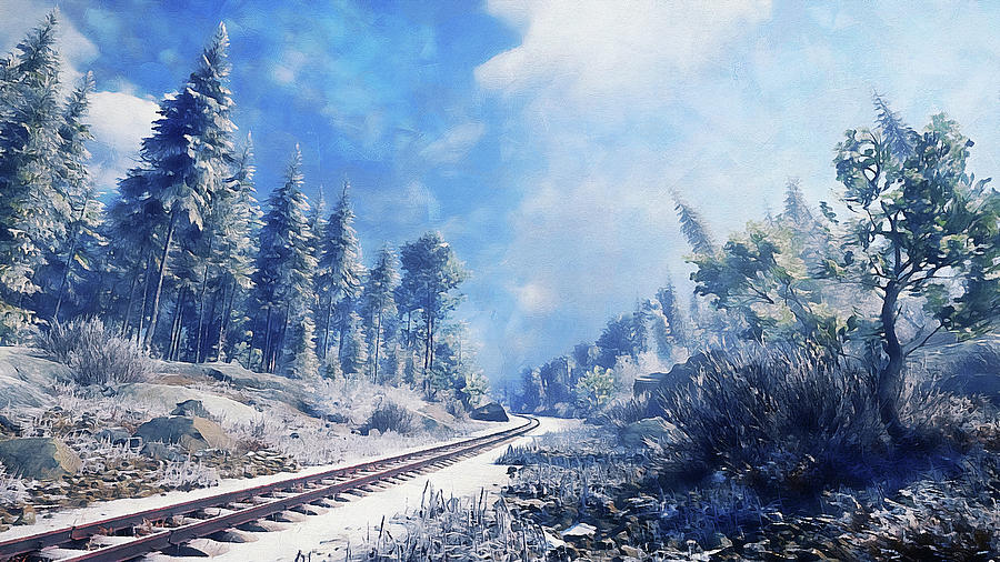 If Winter comes - 24 Painting by AM FineArtPrints