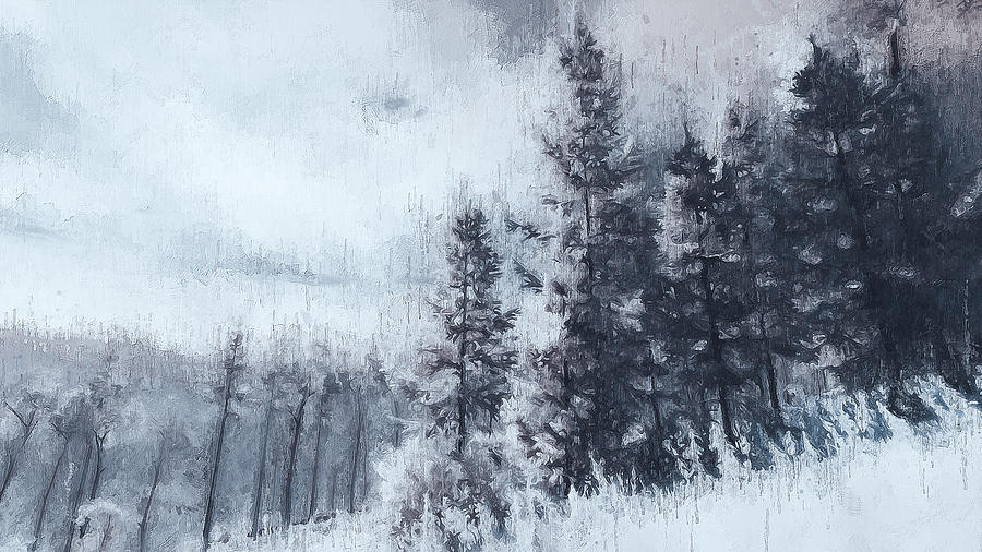 If Winter comes - 28 Painting by AM FineArtPrints