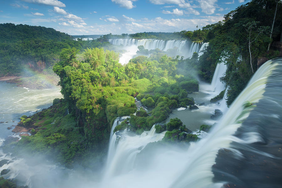 Igauzu Falls In Argentina Photograph by Grant Ordelheide