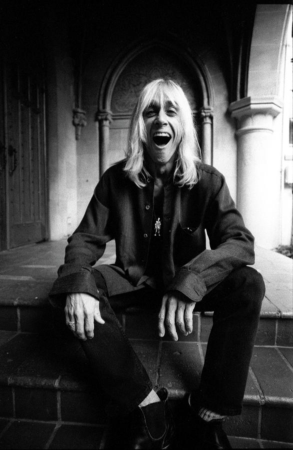 Music Photograph - Iggy Pop Chateau Marmont Los Angeles by Martyn Goodacre