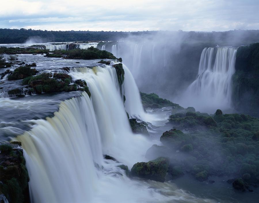 Iguacu Falls, Parana, Brazil Digital Art by Fridmar Damm
