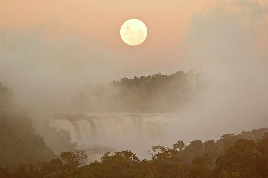 Iguassu Falls In Argentina Digital Art by Heeb Photos