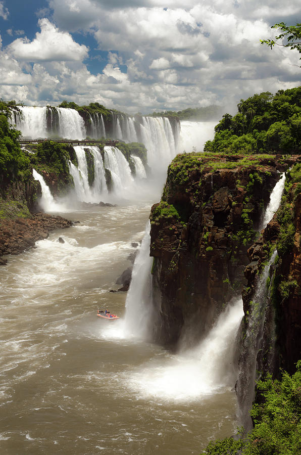 Iguassu River And Falls Photograph by Vismar Ravagnani
