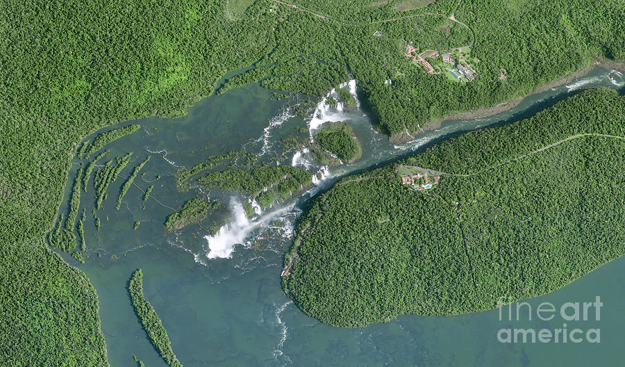Iguazu Falls Photograph by Airbus Defence And Space / Science Photo Library