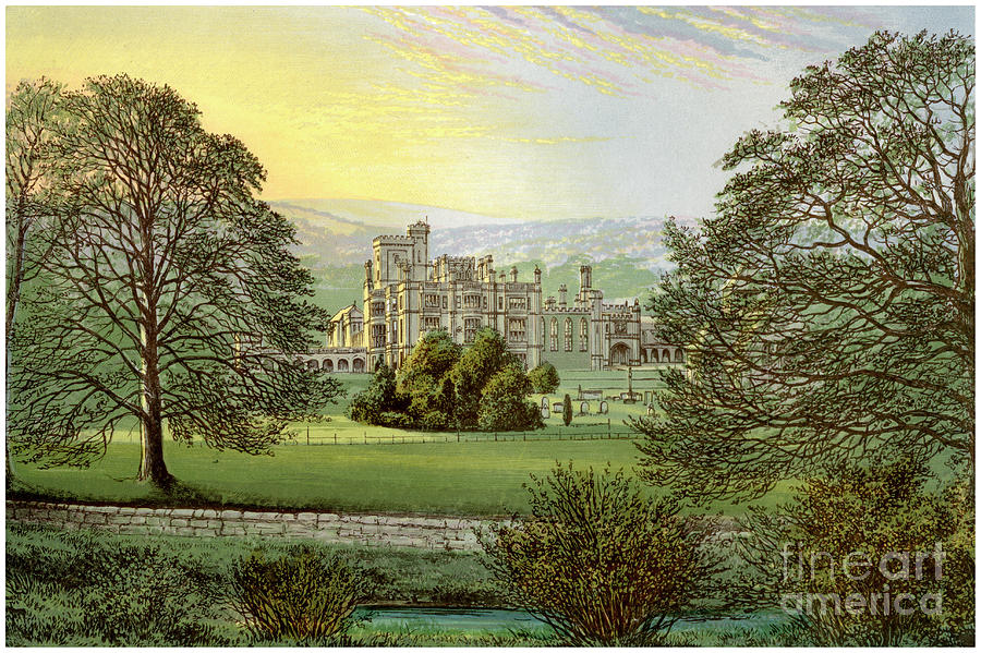 Ilam Hall, Staffordshire, Home Drawing by Print Collector