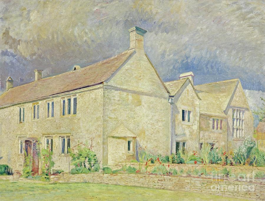 Iles Farm, Far Oakridge, Gloucestershire Painting by William Rothenstein