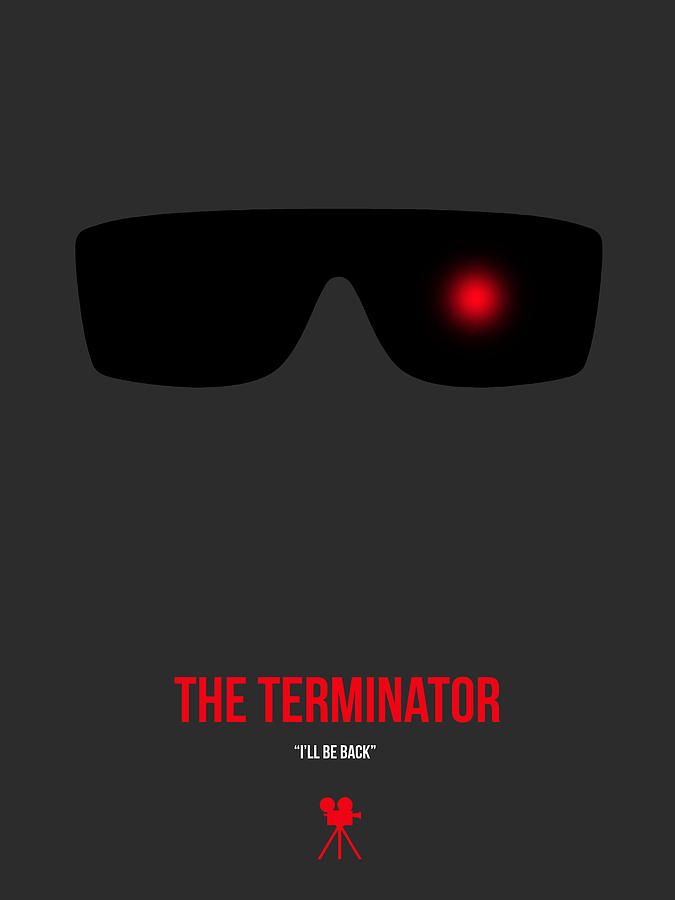 The Terminator Digital Art - Ill Be Back by Naxart Studio