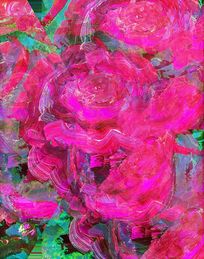 Illusion of a Rose Digital Art by Bill King
