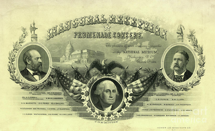 Illustrated Invitation To Inaugural Photograph by Bettmann