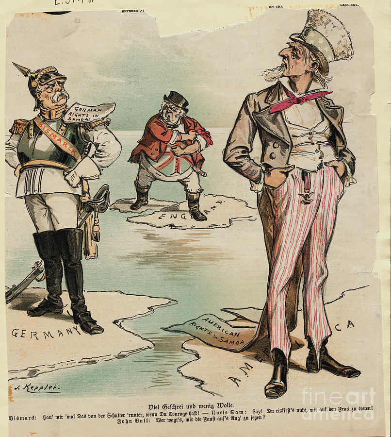 Illustration Depicting German Rights by Bettmann