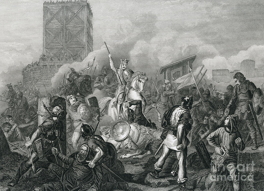 Illustration Depicting Siege Of Paris Photograph by Bettmann