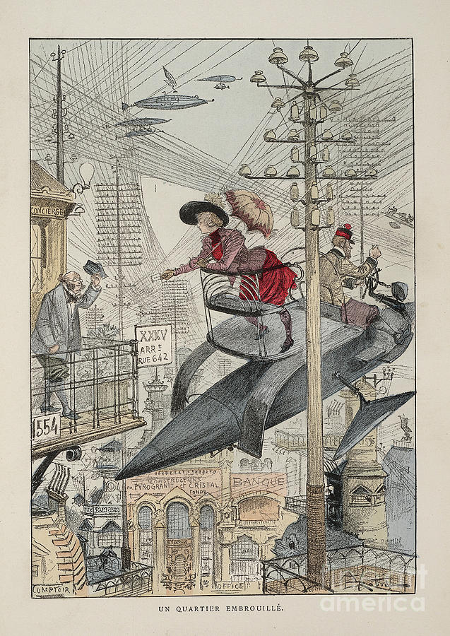 Illustration For Le Vingtième Siècle Drawing by Heritage Images