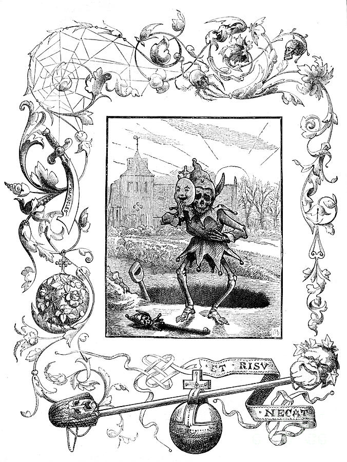 Illustration From Francis Quarles Drawing by Print Collector