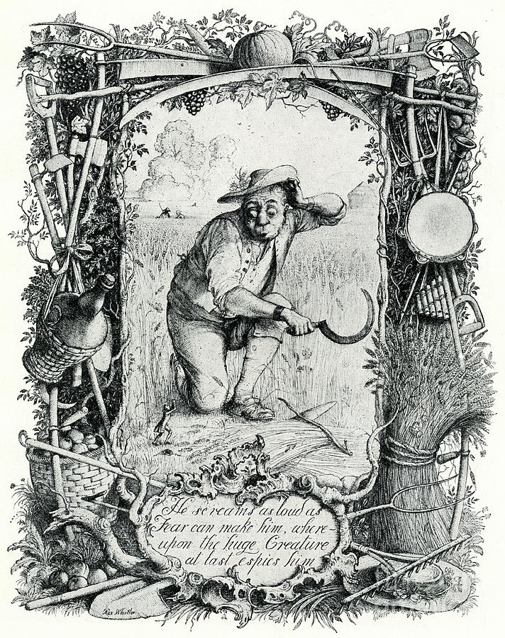 Illustration From Gullivers Travels By Jonathan Swift ...