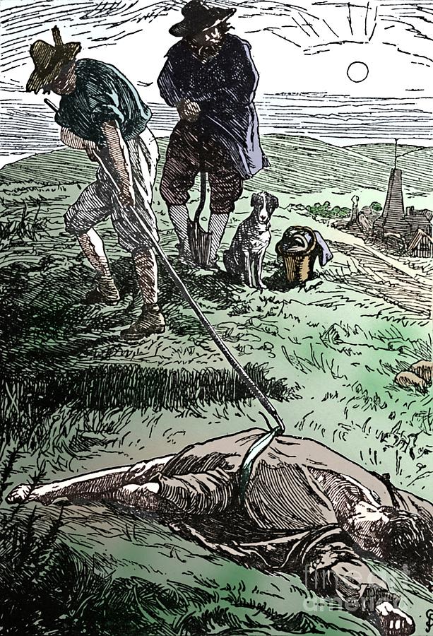 Illustration From History Of The Plague Drawing by Print Collector