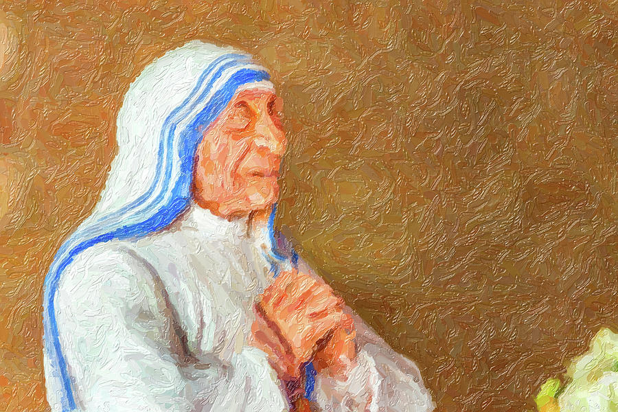ILLUSTRATION Mother Teresa Photograph by Vivida Photo PC