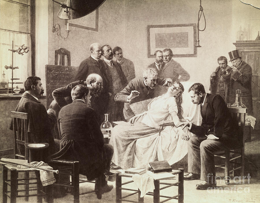 Illustration Of An Early Hypnotism Photograph by Bettmann