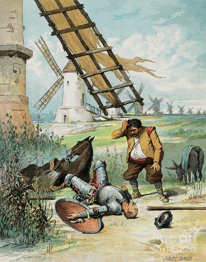 Illustration Of Don Quixote And Sancho Photograph by Bettmann