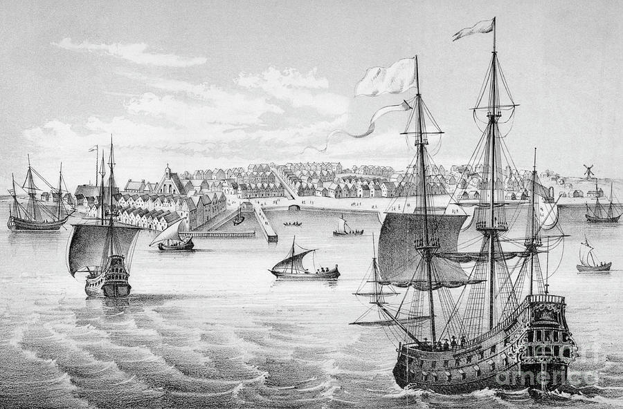 Illustration Of Early New York As New Photograph by Bettmann