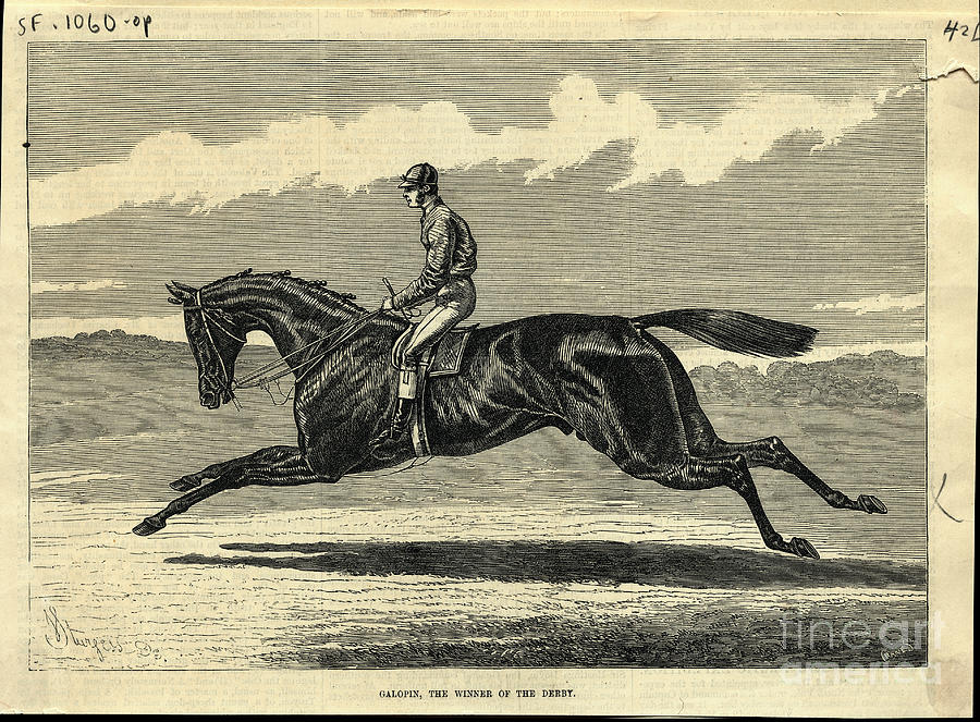 Illustration Of Galopin Running Photograph by Bettmann